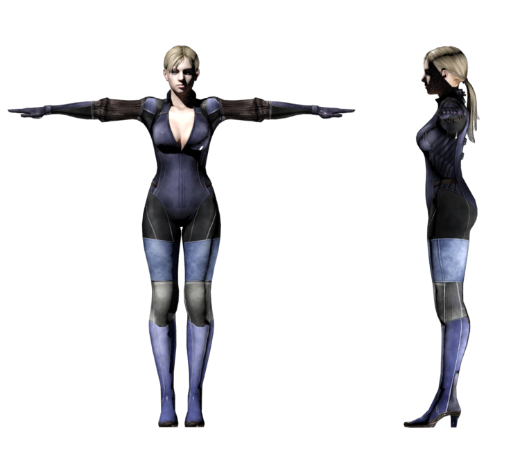 PC / Computer - Resident Evil 5 - Jill Valentine (Battle Suit) - The Models Resource